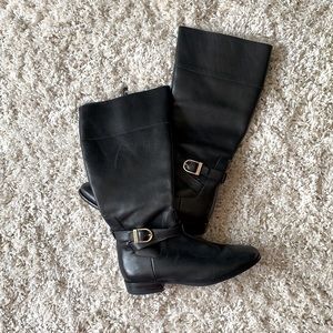 Cole Haan Riding Boots wide calf, just below knee